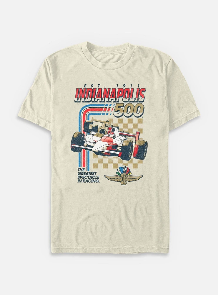 Indianapolis 500 Racing Stripes Garment Dye T-Shirt