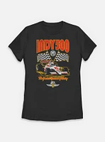 Indianapolis 500 Checkered Flags Racing Womens T-Shirt