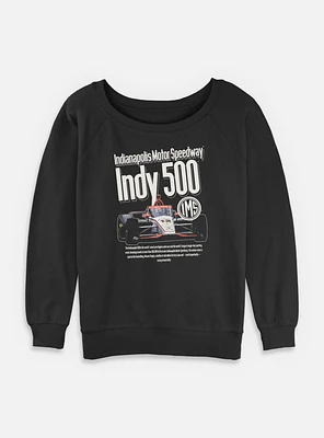 Indianapolis 500 Cover Ad Womens Slouchy Sweatshirt