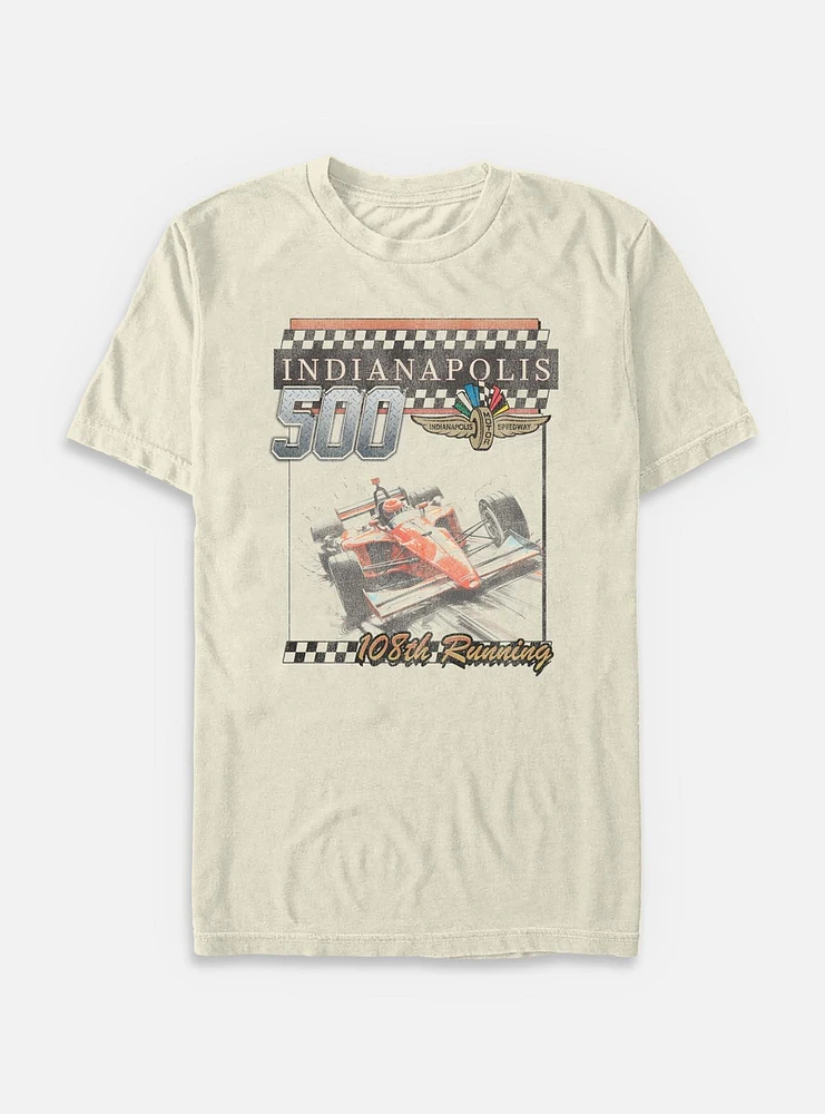 Indianapolis 500 108Th Running Garment Dye T-Shirt