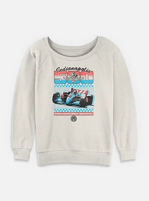 Indianapolis 500 Retro Sport Womens Slouchy Sweatshirt