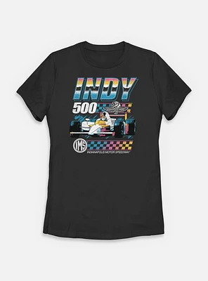 Indianapolis 500 Vintage Neon Womens T-Shirt