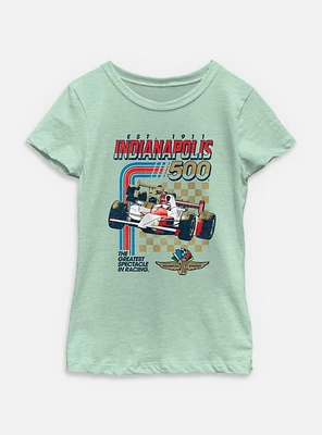 Indianapolis 500 Racing Stripes Youth Girls T-Shirt