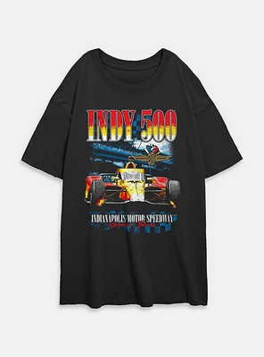 Indianapolis 500 Indy Crowd Womens Oversized T-Shirt