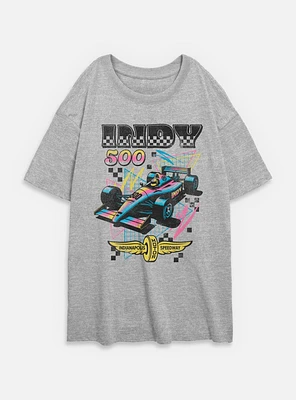 Indianapolis 500 90's Vibe Womens Oversized T-Shirt