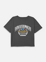Indianapolis 500 Regal Crest Youth Girls Boxy Crop T-Shirt