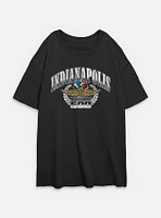 Indianapolis 500 Regal Crest Womens Oversized T-Shirt