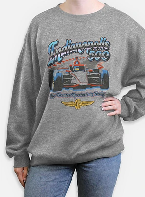 Indianapolis 500 Chrome Womens Oversized Sweatshirt