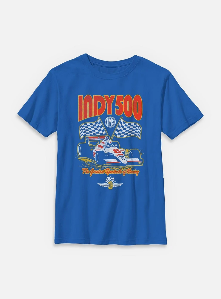 Indianapolis 500 Checkered Flags Racing Youth T-Shirt