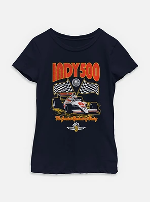 Indianapolis 500 Checkered Flags Racing Youth Girls T-Shirt
