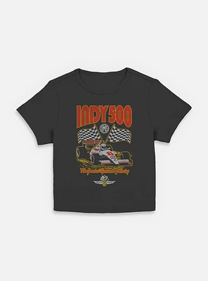 Indianapolis 500 Checkered Flags Racing Women Baby T-Shirt