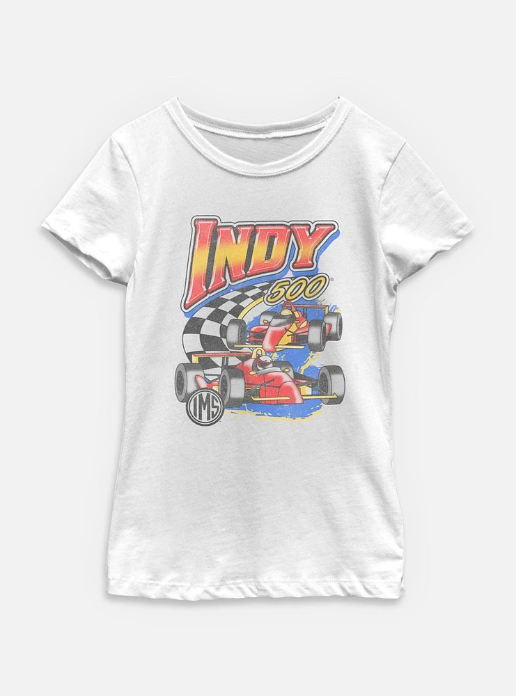 Indianapolis 500 Vinatge Racing Youth Girls T-Shirt