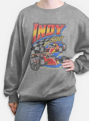 Indianapolis 500 Vinatge Racing Womens Oversized Sweatshirt