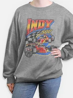 Indianapolis 500 Vinatge Racing Womens Oversized Sweatshirt
