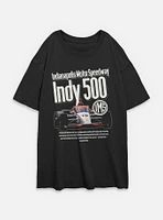 Indianapolis 500 Cover Ad Womens Oversized T-Shirt