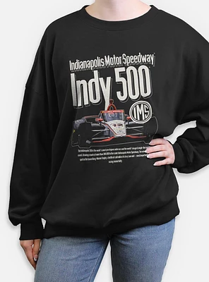 Indianapolis 500 Cover Ad Womens Oversized Sweatshirt