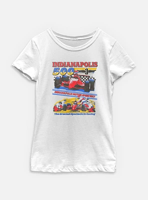 Indianapolis 500 Pit Stop Youth Girls T-Shirt