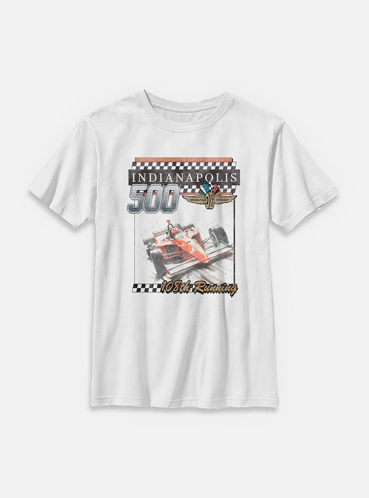 Indianapolis 500 108Th Running Youth T-Shirt