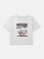 Indianapolis 500 108Th Running Youth Girls Boxy Crop T-Shirt