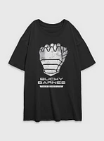 Marvel Thunderbolts* Bucky Barnes Winter Soldier Logo Womens Oversized T-Shirt