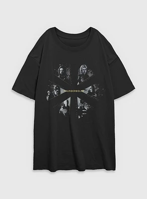Marvel Thunderbolts* Team Womens Oversized T-Shirt