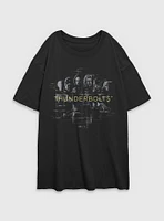 Marvel Thunderbolts* Team Members Womens Oversized T-Shirt