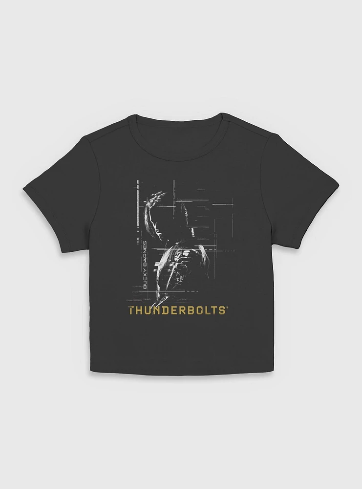 Marvel Thunderbolts* Bucky Barnes Winter Soldier Silhouette Women Baby T-Shirt