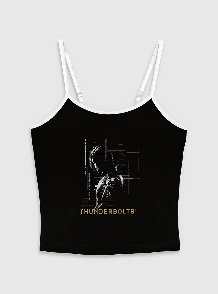 Marvel Thunderbolts* Bucky Barnes Winter Soldier Silhouette Womens Cami