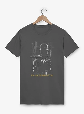 Marvel Thunderbolts* John Walker U.S. Agent Silhouette Garment Dye T-Shirt