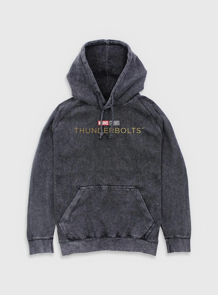 Marvel Thunderbolts* Logo Mineral Wash Hoodie