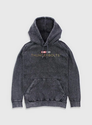 Marvel Thunderbolts* Logo Mineral Wash Hoodie