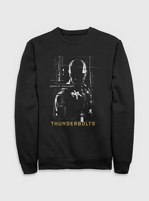 Marvel Thunderbolts* John Walker U.S. Agent Silhouette Sweatshirt