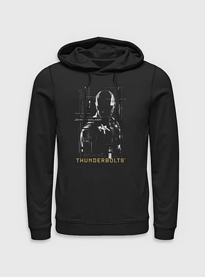 Marvel Thunderbolts* John Walker U.S. Agent Silhouette Hoodie