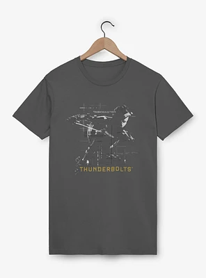 Marvel Thunderbolts* Taskmaster Silhouette Garment Dye T-Shirt