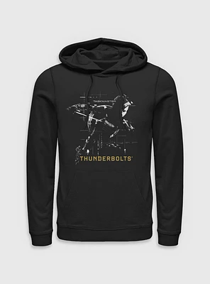 Marvel Thunderbolts* Taskmaster Silhouette Hoodie