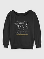 Marvel Thunderbolts* Taskmaster Silhouette Womens Slouchy Sweatshirt