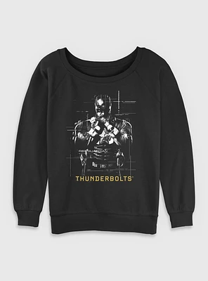 Marvel Thunderbolts* Red Guardian Silhouette Womens Slouchy Sweatshirt