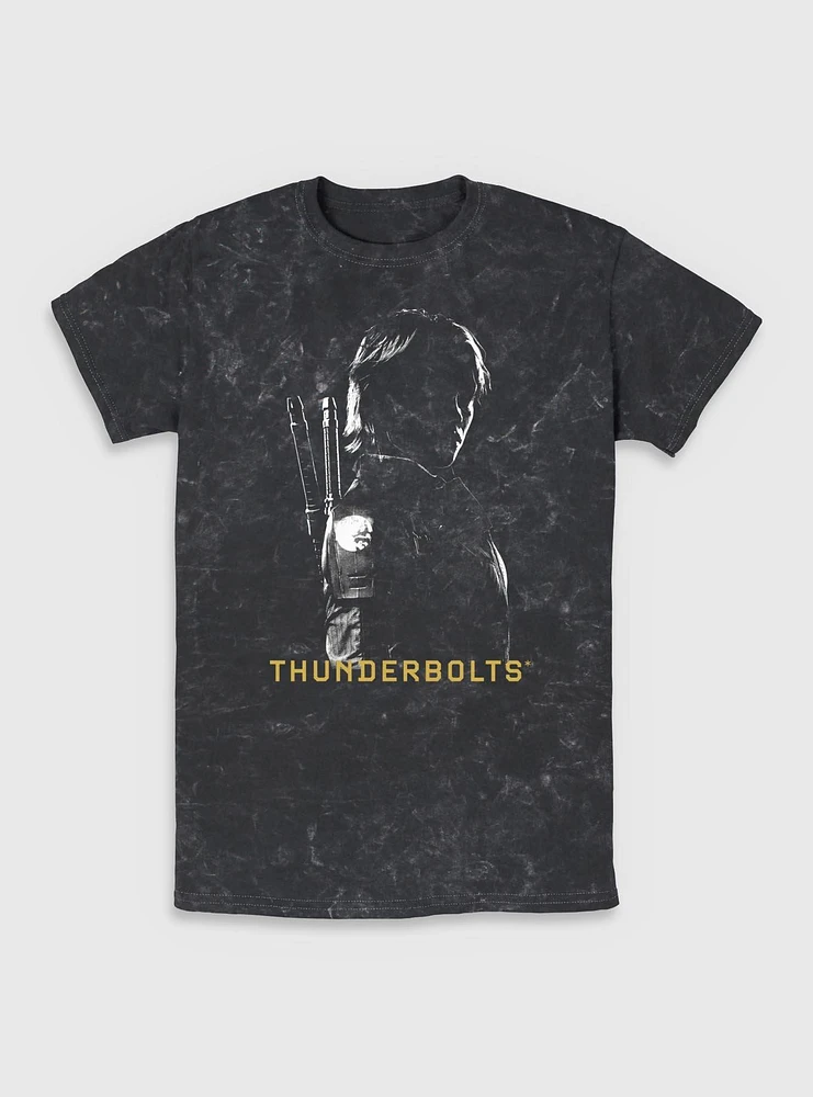 Marvel Thunderbolts* Yelena Shadows Mineral Wash T-Shirt