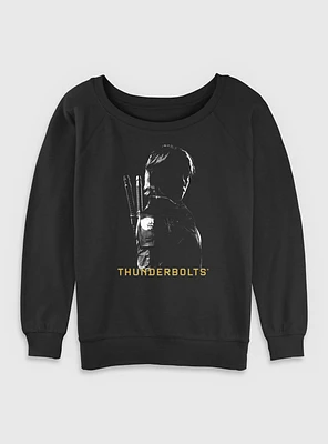 Marvel Thunderbolts* Yelena  Shadows Womens Slouchy Sweatshirt