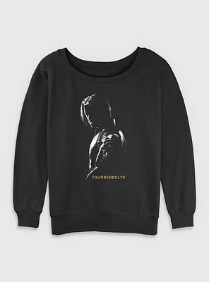 Marvel Thunderbolts* Bucky Barnes Winer Solider Shadows Womens Slouchy Sweatshirt