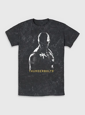 Marvel Thunderbolts* John Walker U.S. Agent Shadows Mineral Wash T-Shirt