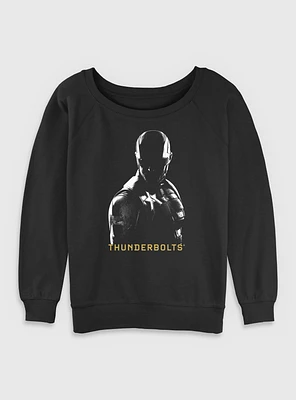 Marvel Thunderbolts* John Walker U.S. Agent Shadows Womens Slouchy Sweatshirt