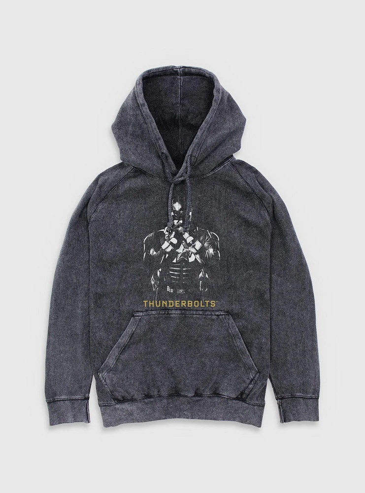 Marvel Thunderbolts* Red Guardian Shadows Mineral Wash Hoodie