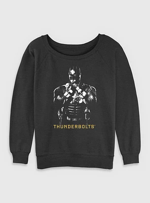 Marvel Thunderbolts* Red Guardian Shadows Womens Slouchy Sweatshirt