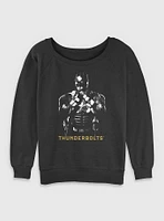 Marvel Thunderbolts* Red Guardian Shadows Womens Slouchy Sweatshirt