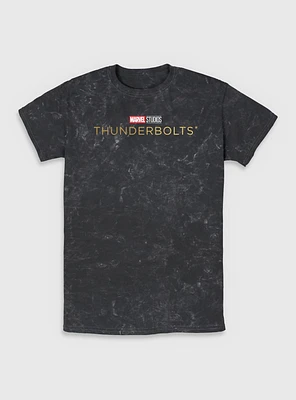 Marvel Thunderbolts* Logo Mineral Wash T-Shirt