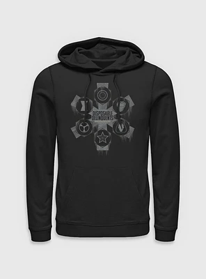 Marvel Thunderbolts* Disposable Delinquents Logos Hoodie