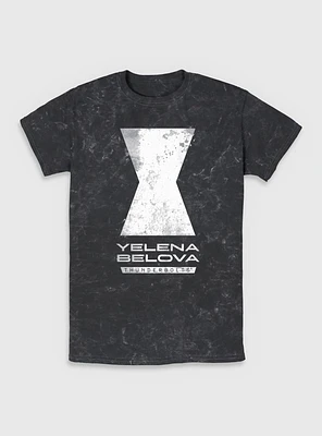Marvel Thunderbolts* Yelena Belova Logo Mineral Wash T-Shirt
