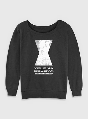 Marvel Thunderbolts* Yelena Belova Logo Womens Slouchy Sweatshirt