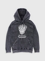Marvel Thunderbolts* Bucky Barnes Winter Soldier Logo Mineral Wash Hoodie